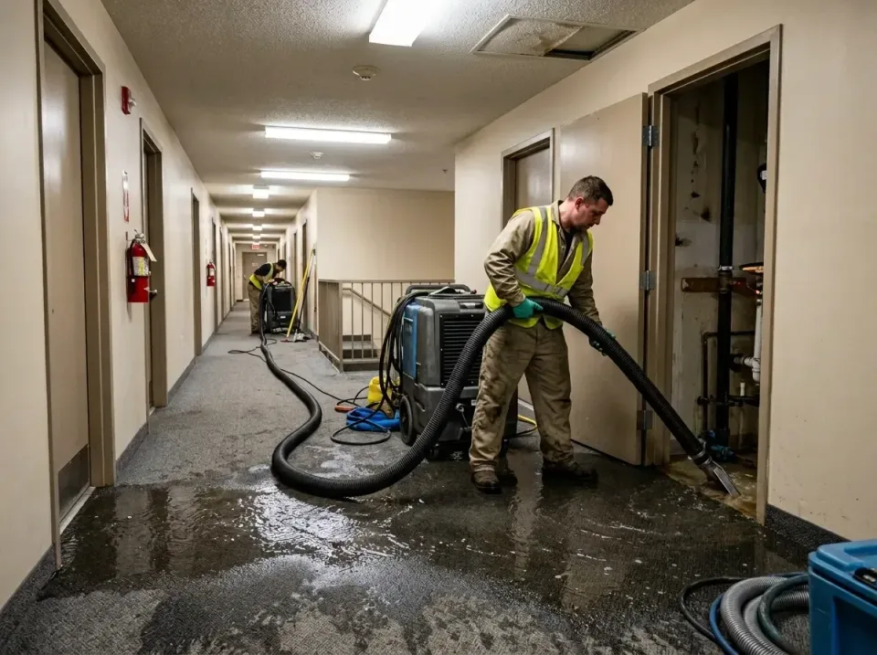 multi-unit-apartment-hallway-f-005 — frequently asked questions, Emergency Burst Pipe Water Extraction & Removal in Ocean Ac…